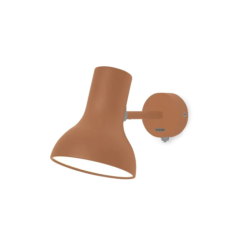 Kinkiet Anglepoise Type 75 Mini z przełącznikiem, rdzawobrązowy