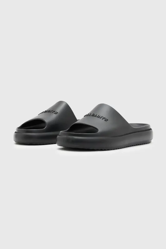 AllSaints Dune Slider Black Maat: 41 | Sandalen Outlet | Heren | Zwart