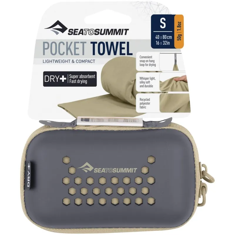 SEA TO SUMMIT Ręcznik szybkoschnący Pocket Towel beżowy (L)
