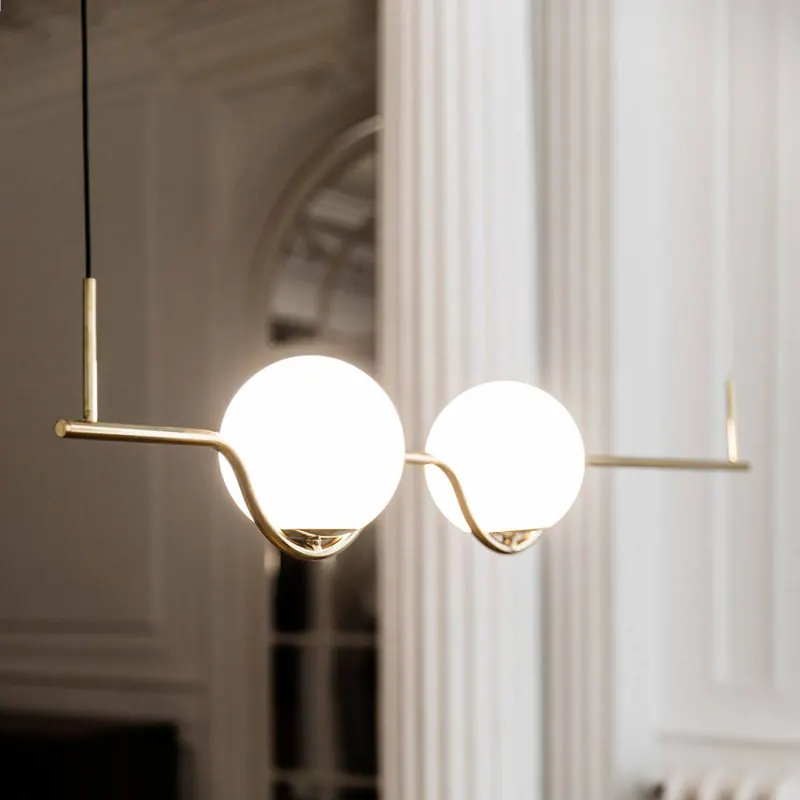 Designerska lampa wisząca Le Vita, LED 2-punktowa