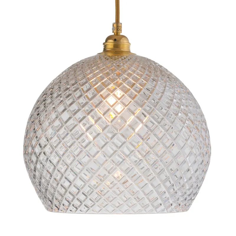 EBB & FLOW Rowan lampa wisząca, złota Ø 28cm