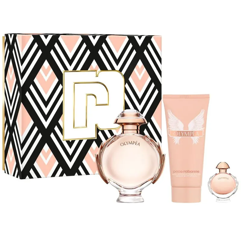 Paco rabanne Zestaw Paco Rabanne: Olympea Eau de Parfum dla kobiet 80 ml + Olympea Hydrating balsam do ciała 100 ml + Olympea Eau de Parfum dla kobiet