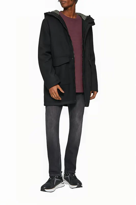 s.Oliver S. Oliver-qs Jackets Outdoor Marine Blue Maat: L | Parka's Outlet | Heren | Zwart