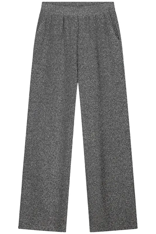 We Are Labels Nous Sommes Labels – Lennie Glitter Pants Grey Glitter Maat: L | Pantalons Outlet | Dames | Grijs