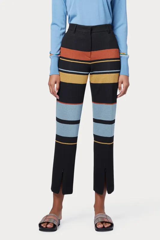 Paul Smith Womens Trousers Navy Maat: 38 | Straight Broeken Outlet | Dames | Blauw