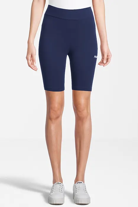 FILA Buckautal High Waist Short Leggings Medieval Blue Maat: XS | Sport Shorts Outlet | Dames | Blauw