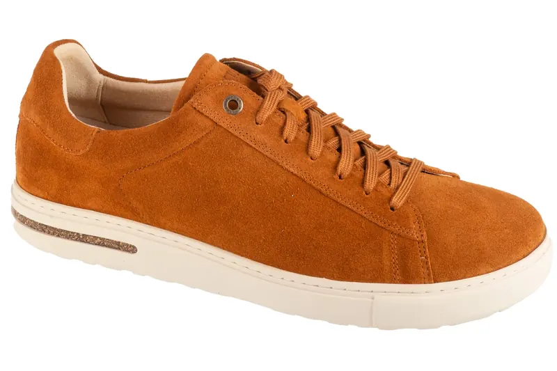 Birkenstock Bend Low LEVE 1028607, Unisex, Brązowe, buty sneakers, skóra welurowa, rozmiar: 36