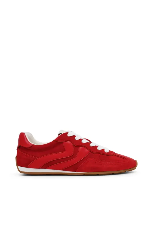 Steve Madden Abbi Sneakers Red Multi Maat: 41 | Sneakers Outlet | Dames | Rood