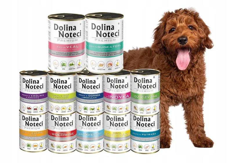 Mokra karma dla psa Dolina Noteci Premium MIX smaków 12x400g