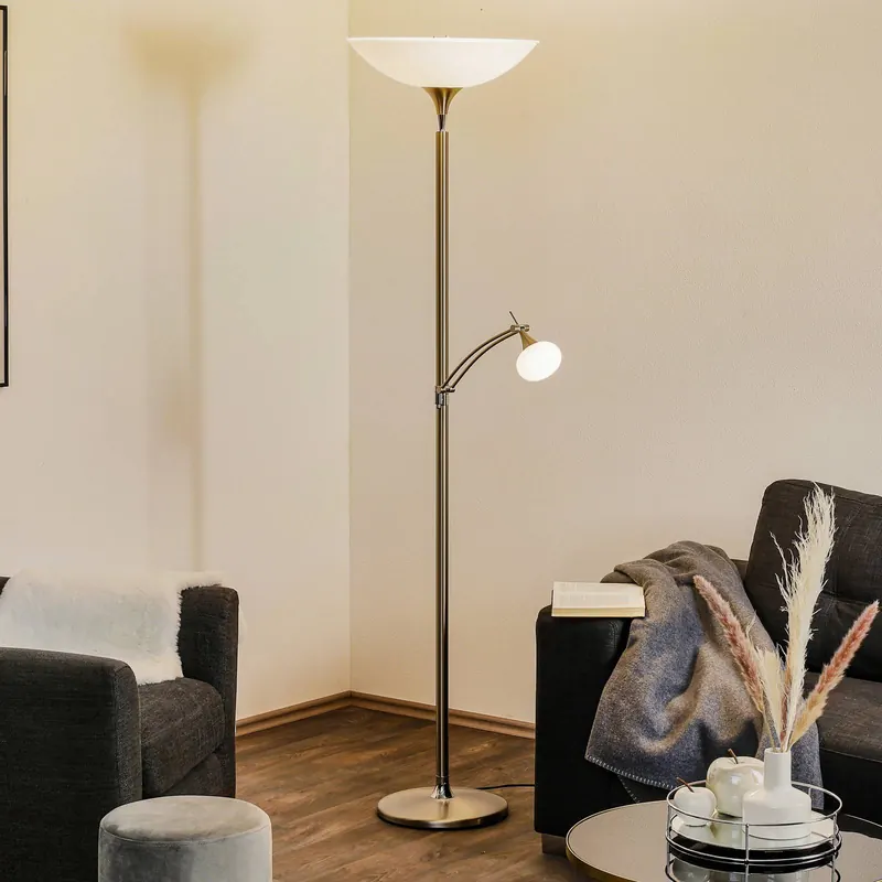 Lampa oświetlająca sufit BANKAMP Opera ramię do czytania ściemniany nikiel