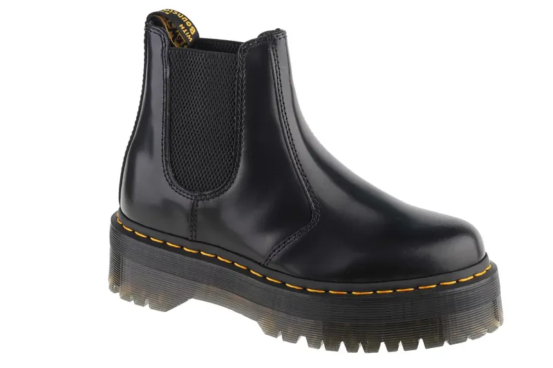 Dr. Martens 2976 Quad DM24687001, Unisex, Czarne, sztyblety, skóra licowa, rozmiar: 40