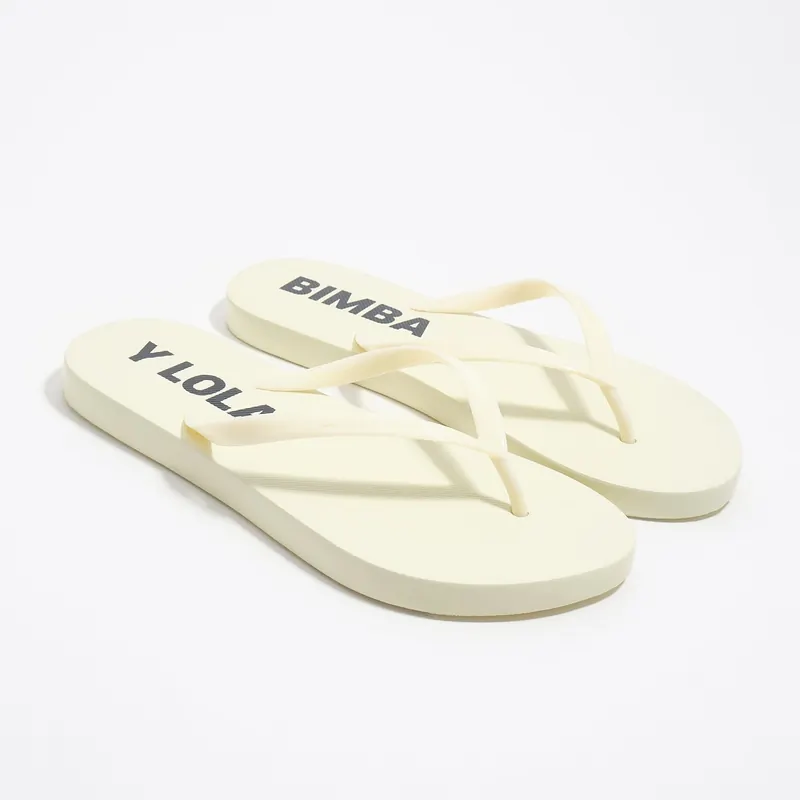 Klapki japonki ivory