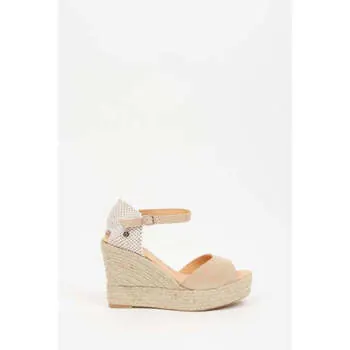 La Valeta Espadrilles Charlene Peep Toe Nude