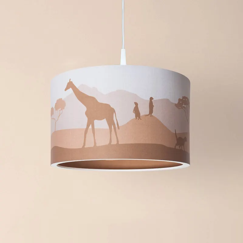 Lampa wisząca 25/40 Scandi Savanne, Ø 38 cm, pomarańczowa, E27
