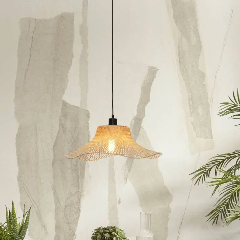 Good &amp; Mojo Ibiza lampa wisząca Ø 50 cm Natur