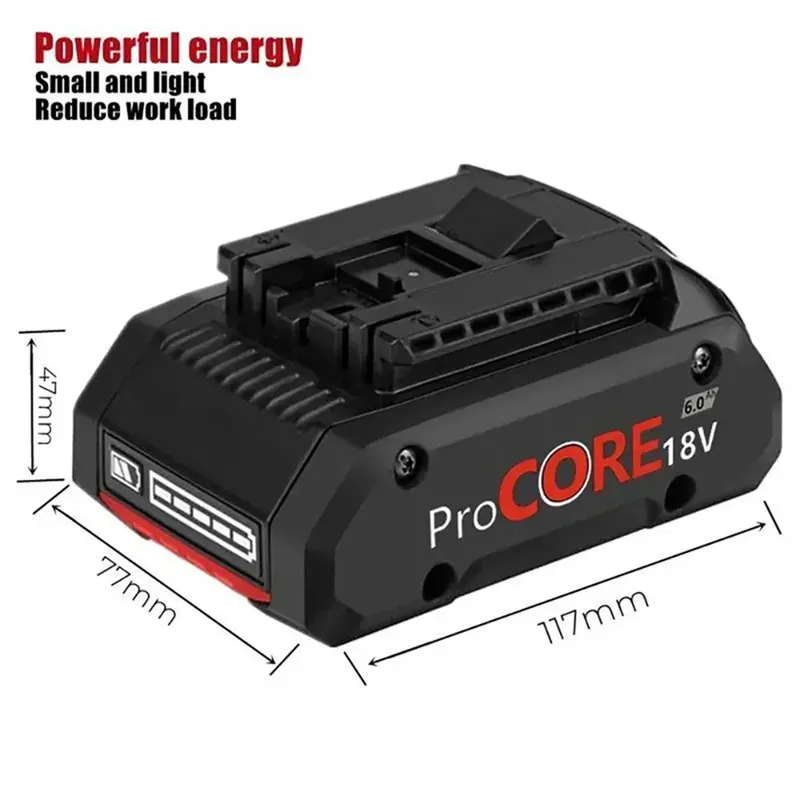 Akumulator litowo-jonowy Wbudowany akumulator 21700 18 V 18 Ah GBA18V80 do akumulatorowej wiertarko-wkrętarki Bosch 18 V MAX Akumulator litowy