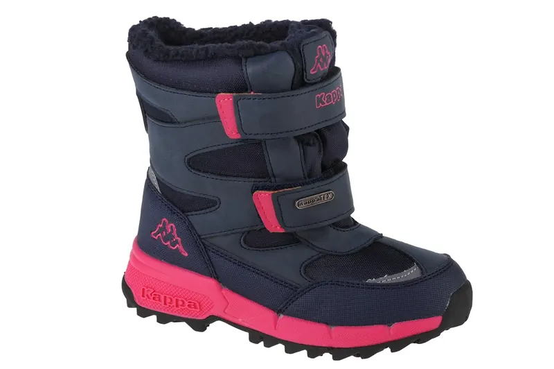Kappa Cekis Tex K 260903K-6722, Dla dziewczynki, Granatowe, buty zimowe, tkanina, rozmiar: 33