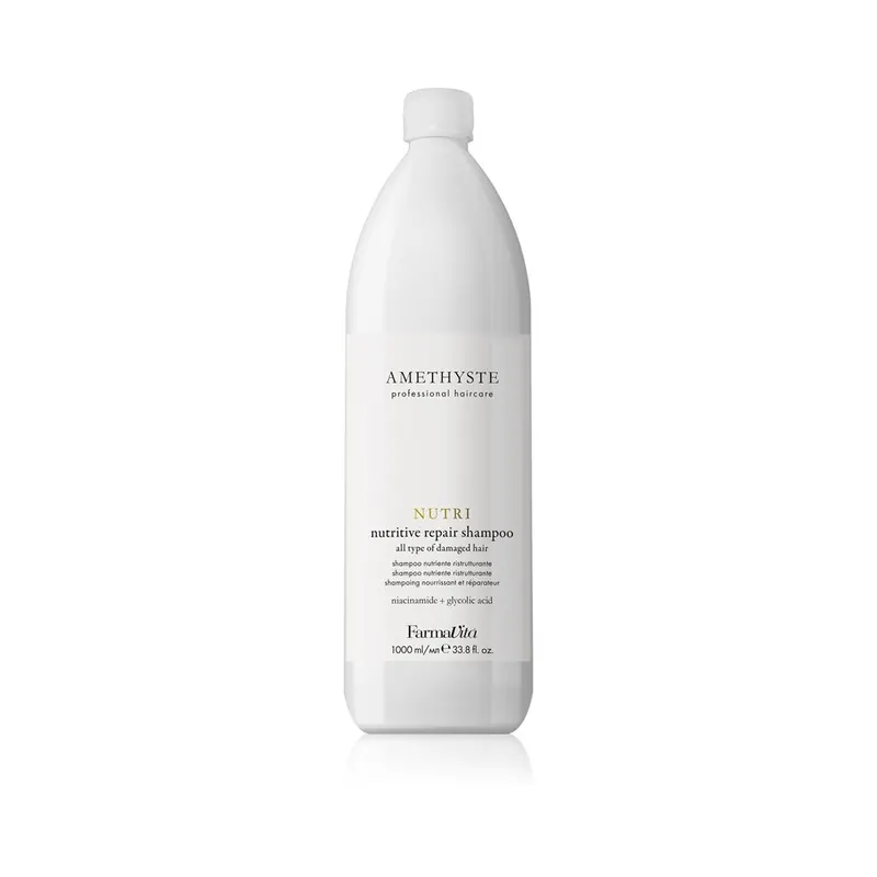 FarmaVita Amethyste Nutri wzmacniający szampon do zniszczonych włosów 1000 ml