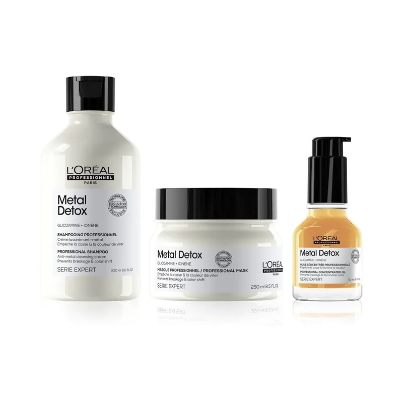 L’Oréal Professionnel Serie Expert Metal Detox Value Pack do włosów zniszczonych