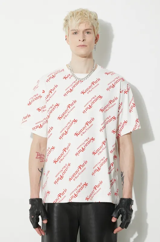 Kenzo T-shirt męski bawełniany by Verdy Oversize T-Shirt