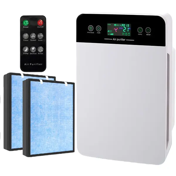 Čistička Vzduchu Automatický 7v1 Ionizácia Sterilizácia 2×HEPA filter