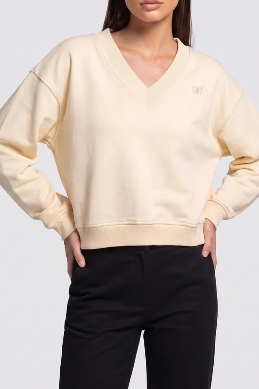 Alchemist Sweater Gaia Oatmeal Maat: M | Sweaters Outlet | Dames | Beige