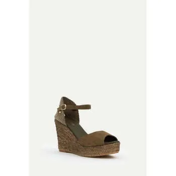 La Valeta Espadrilles Charlene Peep Toe Oliva