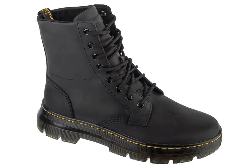 Dr. Martens Combs Leather DM26007001, Unisex, Czarne, glany, skóra licowa, rozmiar: 43