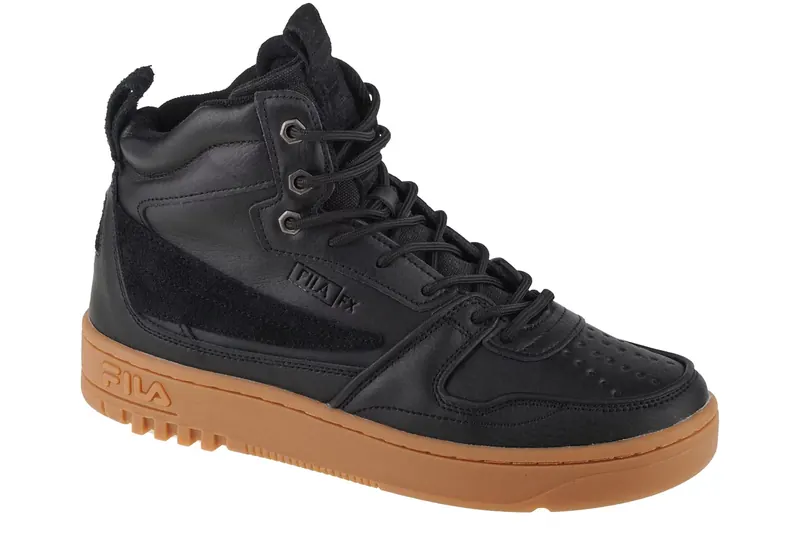 Fila FXVentuno Mid FFM0155-80010, Męskie, Czarne, buty sneakers, skóra syntetyczna, rozmiar: 44