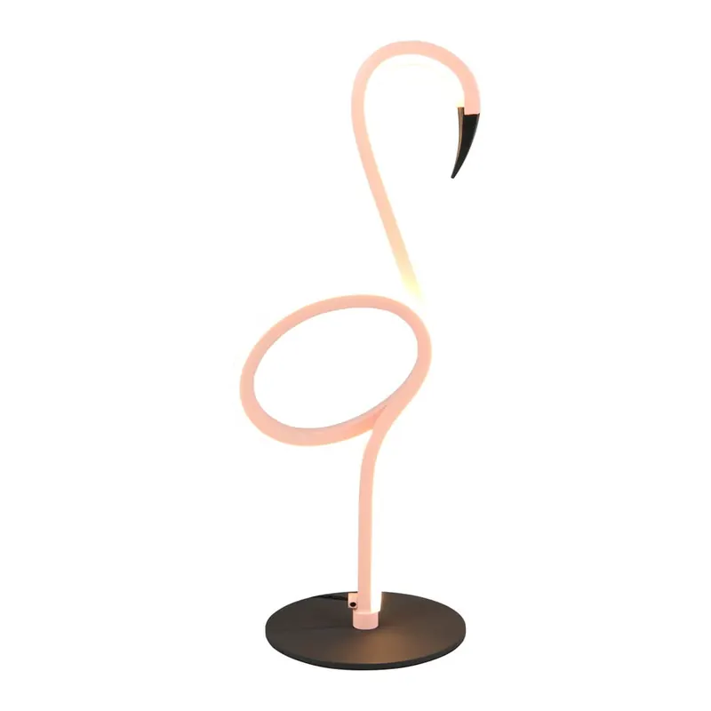 Różowa lampa stołowa LED (wysokość 35 cm) Ingo – Reality
