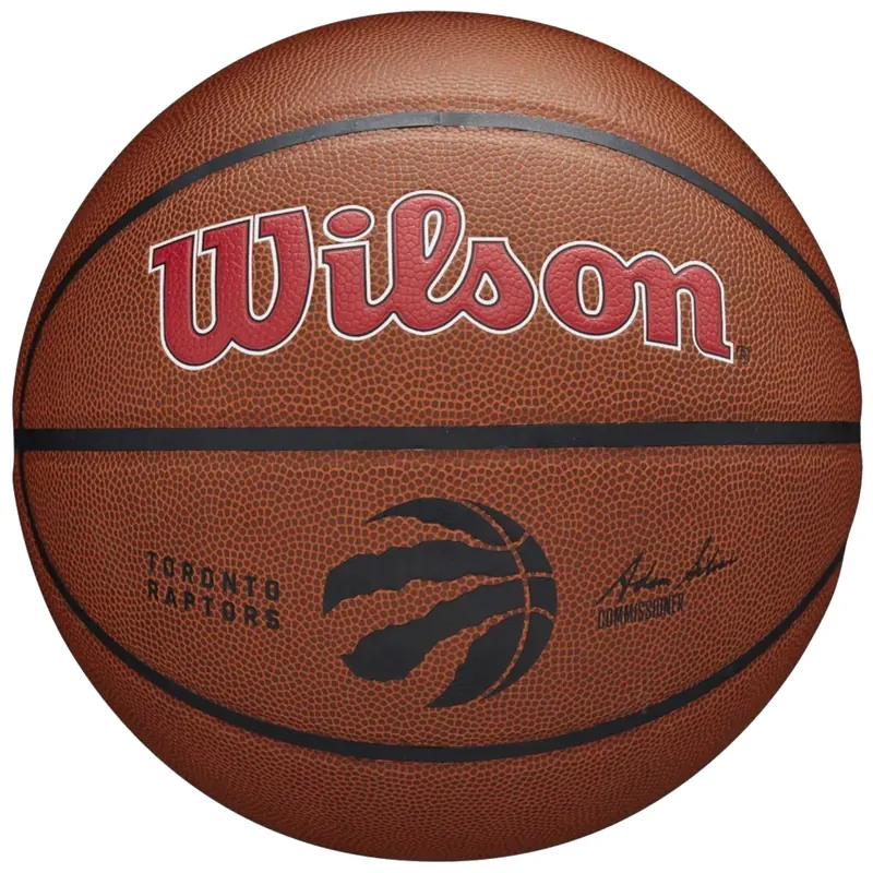 Wilson Team Alliance Toronto Raptors Ball WTB3100XBTOR, Unisex, Brązowe, piłki do koszykówki, Skóra kompozytowa, rozmiar: 7