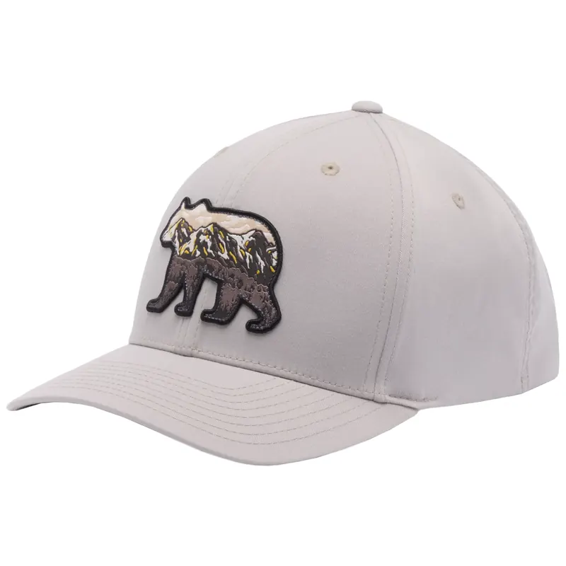 Columbia Lost Lager 3D Stretch Snapback 2159001027, Unisex, Szare, czapki z daszkiem, poliester, rozmiar: One size