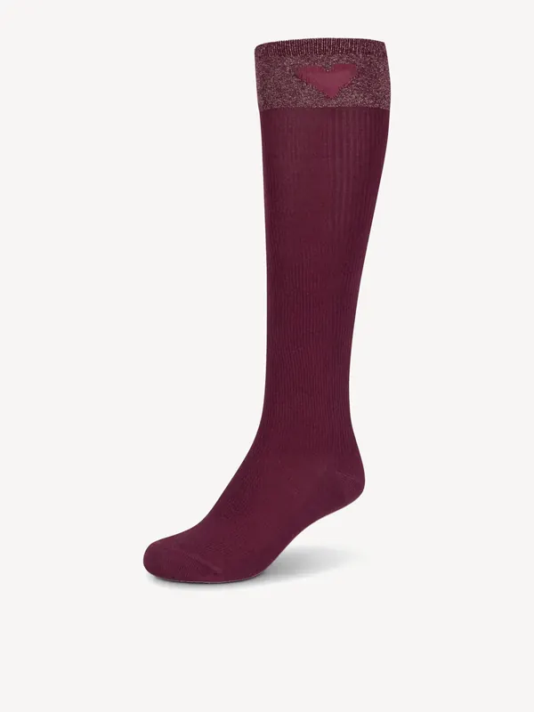 Kniestrümpfe czerwony - 35-38