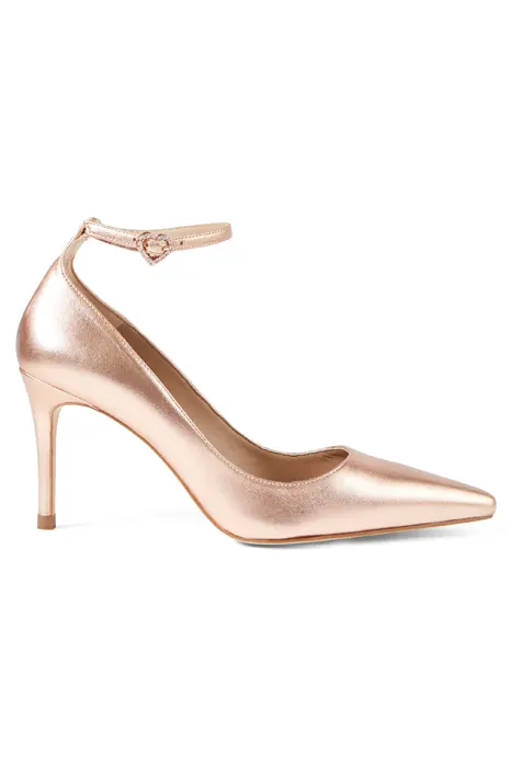 LK Bennett Cc Catelyn Ankle Strap Co Copper Maat: 41 | Sandalen Outlet | Dames | Oranje