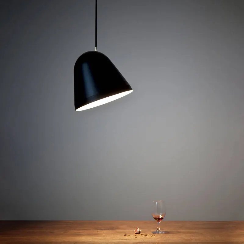 Nyta Tilt lampa wisząca, kabel 3m czarny, czarna