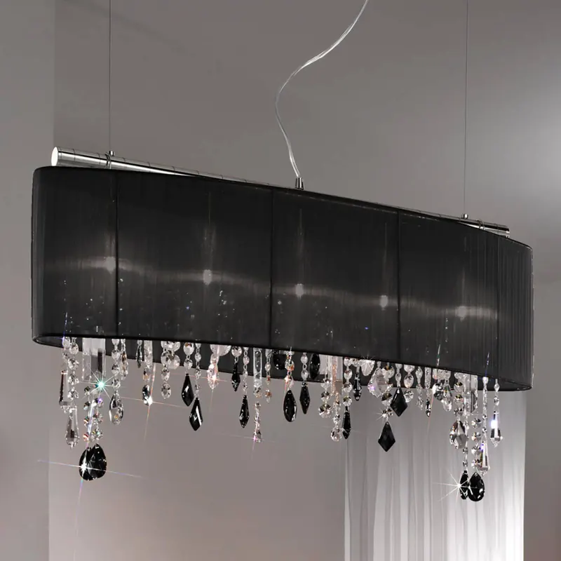 KOLARZ Paralume lampa wisząca z kryształami, 90 cm