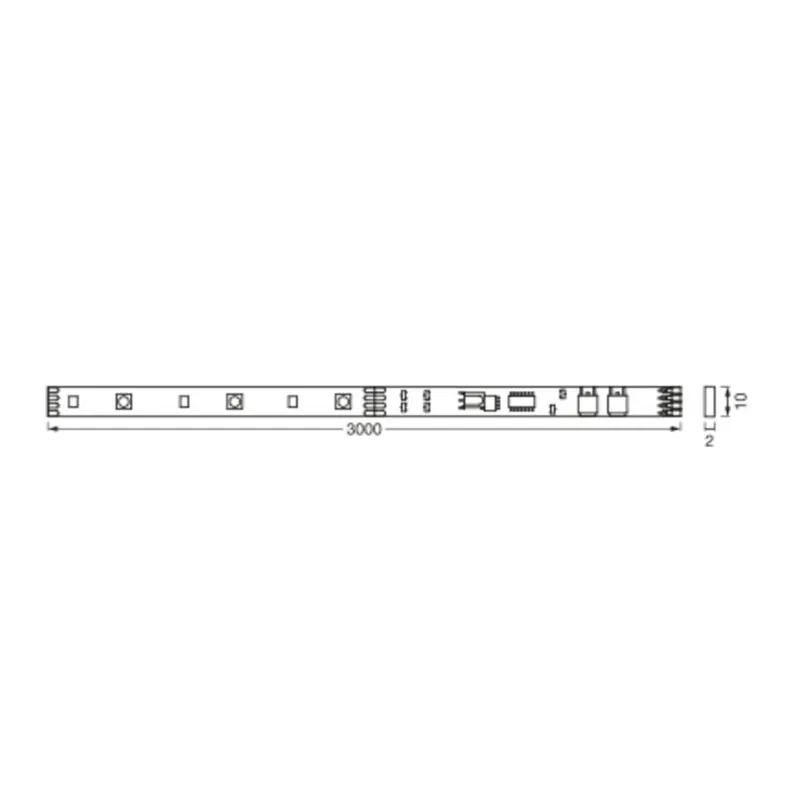 LEDVANCE Flex Remote taśma LED IP20 RGBW, 3m