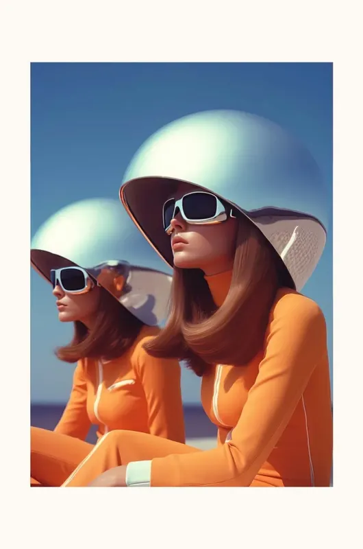 HARTMAN grafika na szkle a.i. art Retro Future 05 27,94 x 35,56 cm