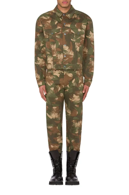 Moschino Outerwear Green Maat: 48 | Spijkerjassen Outlet | Heren | Groen