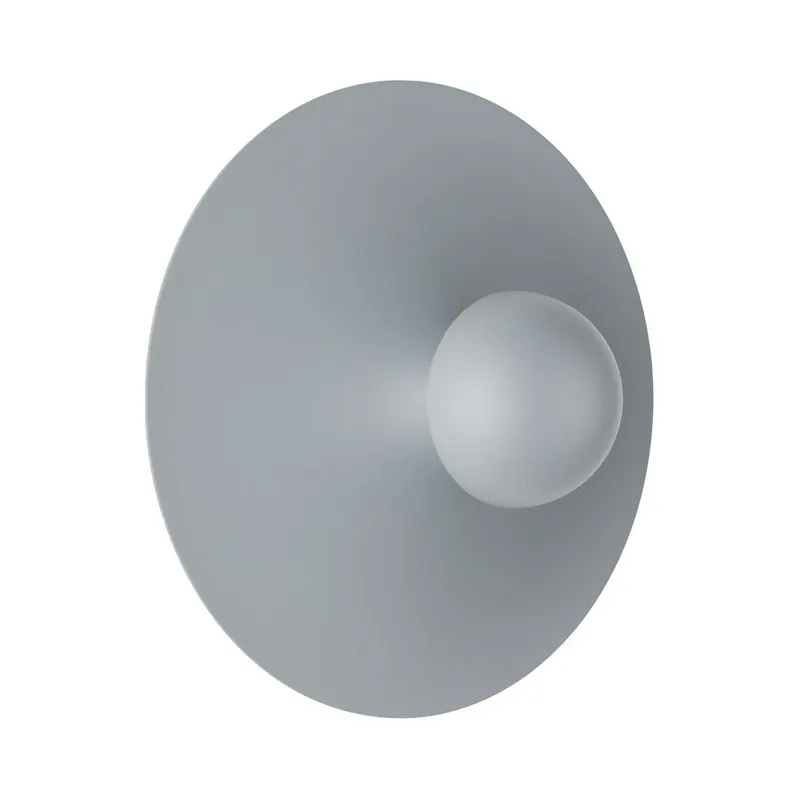 Szaroniebieski aluminiowy kinkiet LED Edem – Nova Luce