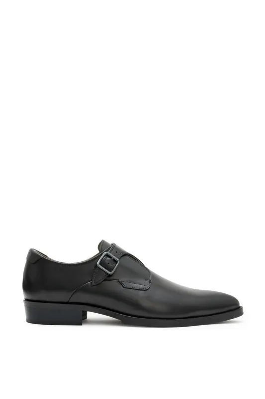 AllSaints Keith Monk Black Maat: 46 | Instappers Outlet | Heren | Zwart