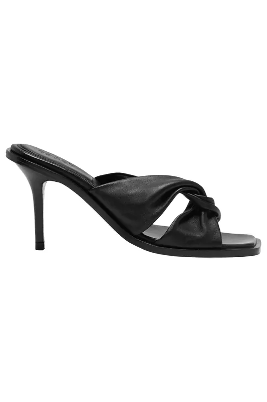 BA&SH Sandales Capioka Noir Maat: 40 | Muiltjes Outlet | Dames | Zwart
