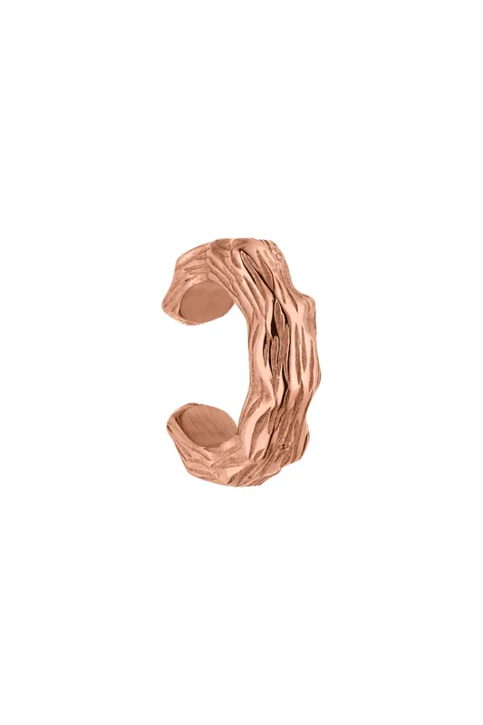 PURELEI Brushed Earcuff Rosegold Maat: OS | Oorbellen Outlet | Dames | Goud