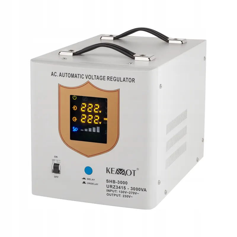 Automatyczny Stabilizator Napięcia Kemot SHB-3000 jedna faza 230 V