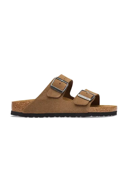 Birkenstock klapki damskie zamszowe Arizona Suede Leather
