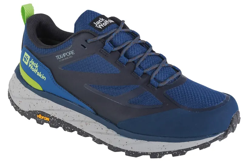 Jack Wolfskin Terraventure Texapore Low M 4051621-1274, Męskie, Granatowe, buty trekkingowe, tkanina, rozmiar: 45,5