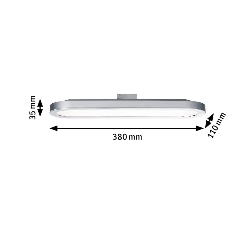 Paulmann URail Board panel LED chrom matowy