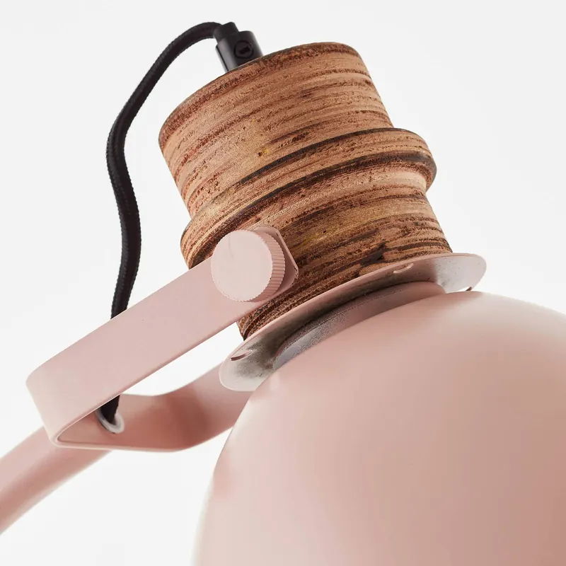 Lampa stojąca Erena z obrotową głowicą, jasnoróżowa