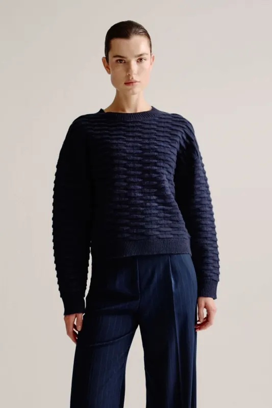 Josephine & Co Layla Sweater Navy Maat: XXL | Sweaters Outlet | Dames | Blauw