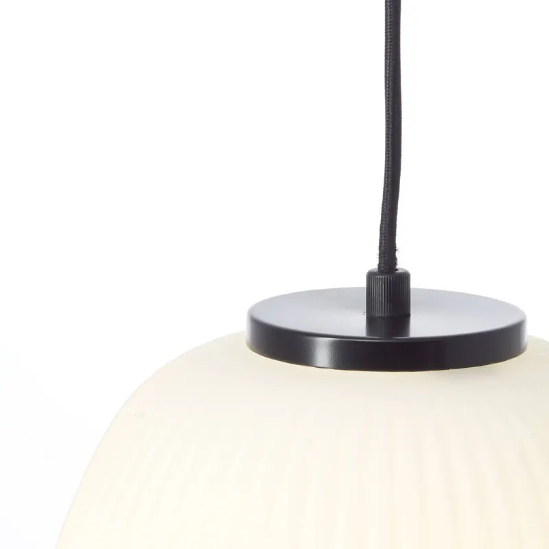 Lampa wisząca Kaizen, Ø 25 cm, opal, szkło